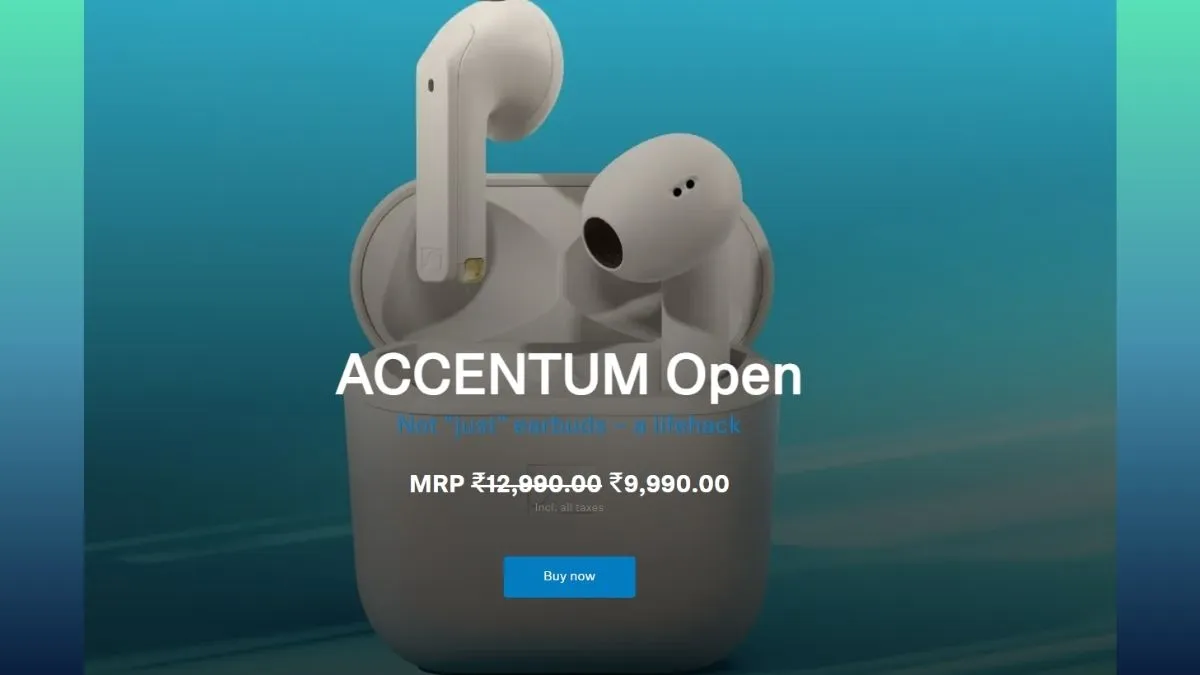 Sennheiser Accentum Open TWS Earphones Launched in India with 28-Hour Battery Life