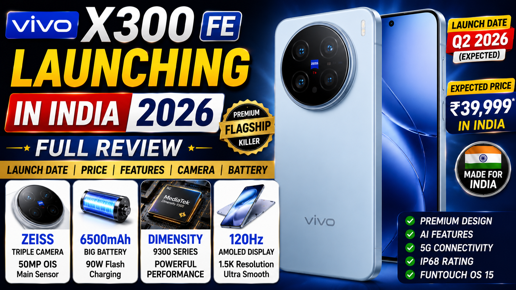 Vivo X300 FE launch