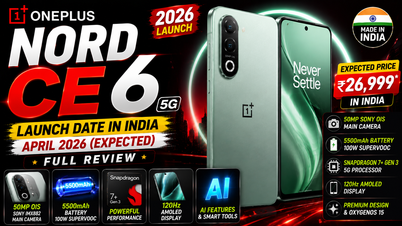 OnePlus Nord CE 6 5G