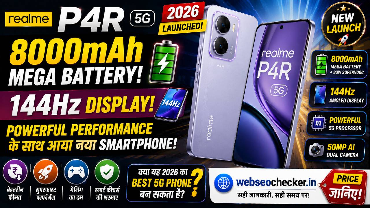 Realme P4R 5G 2026